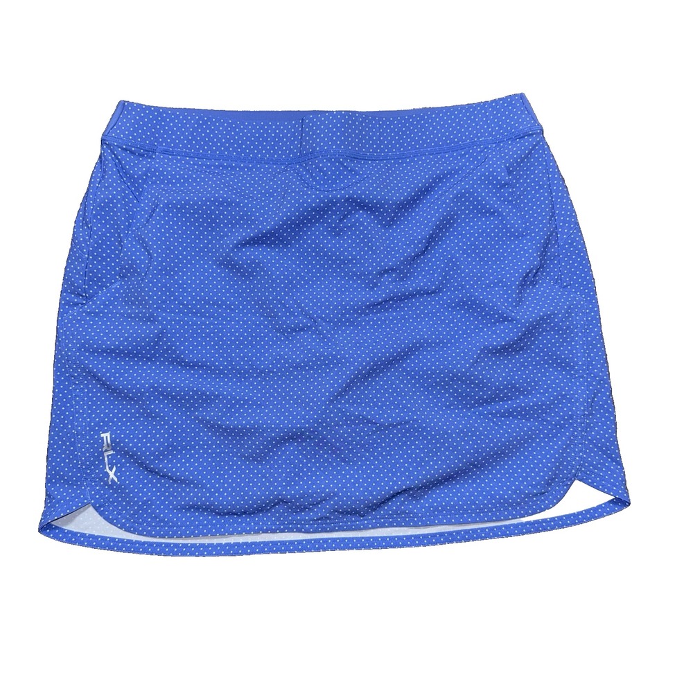 RLX Ralph Lauren Golf Skort Ventilated Womens Size L Active Tennis Skort Blue